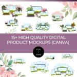 digital product mockup mega kit (plr + mrr)